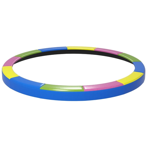 Mini Trampoline, Soozier 14FT Trampoline Spring Cover, Safety Trampoline Pad Replacement, Waterproof and Tear-Resistant, All-Weather Trampoline Accessories, Multi-Color, Trampoline For Kids