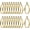 Bright Gold, variant on 20-Pack Open Bezels for Resin, Teardrop Shape Back Bezel Pendants Resin Jewelry Making/DIY Earrings Necklace, Alloy Hollow Frame [Gold Tone]