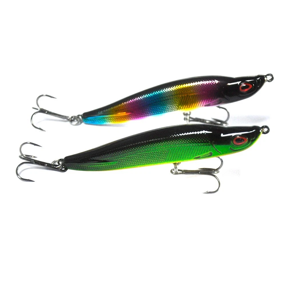 10Pcs 95mm 17g Alburnus Slow Sinking Fishing Lures Crankbait Bass Trout With Box