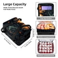 thumbnail image 3 of Castle Double Layered Insulated Refrigerated Lunch Bag with Two Compartments, Large Capacity, Handheld - 7.1x11.4x16.1 Inches, 3 of 6