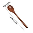 thumbnail image 2 of ¡Venta caliente! Cuchara de madera para el hogar, vajilla de madera creativa, cuchara para comer, 2 of 2