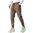 thumbnail image 2 of BEFOKA Mens Casual Pants Elastic Ankle Plushes Warm Pajama Pants Soft Fleece Sleep Pant Bottoms for Men Thermal Underwear Pants Warm Trousers Outdoor Sweatpants Active Jogger Pants, 2 of 5