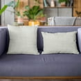 thumbnail image 2 of Plutus White Wall Textured Solid, With Open Weave. Luxury Throw Pillow, 2 of 2