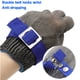 thumbnail image 3 of Guantes de cocina resistentes a cortes JKWG, guantes resistentes a cortes de nivel 5, guantes de cadena, guantes de carnicero, guantes para ostras para cortar mandolina, rebanar carne y, 3 of 5