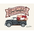 thumbnail image 2 of Baker, Sara 32x26 Black Ornate Wood Framed with Double Matting Museum Art Print Titled - Love Never Fails Truck, 2 of 4