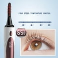 thumbnail image 4 of Heated Eyelash Curler 8 Seconds Fast Heating Double Burn Tool for Natural Looking Long Lasting Curls, 4 of 8