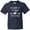 Navy, variant on Nonna and Nonno Love Me- Heart Grandchild Youth T-Shirt
