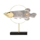thumbnail image 5 of Estatua de Arowana Dorada, Figura de Resina de Regalo para Centros de Mesa de Sala de Estar Claro, 5 of 9