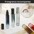 thumbnail image 5 of Emlimny 5 Pack Glass Perfume Bottle Set, 10ML Empty Refillable Atomizer Sprayers, Portable Travel Size Perfume & Cologne Dispenser, Leak-Proof Mini Spray Bottles for DIY, Travel, Sample, Gift, 5 of 6