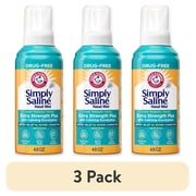 (3 pack) ARM & HAMMER Simply Saline Extra Strength Plus Eucalyptus Nasal Mist for Severe Congestion, 4.6 oz
