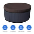 thumbnail image 3 of Covers & all Round Hot Tub Cover, 12 Oz Waterproof UV & Weather Resistant Outdoor Spa Jacuzzi Bath tub Protector with Elastic (80" Diameter x 14" H, Coffee), 3 of 7