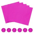 thumbnail image 1 of Uxcell 100 Pcs 6 x 6 Inch Square Aluminum Foil Candy Wrappers, Rose Red, 1 of 6