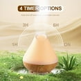 thumbnail image 5 of Noahstrong 100ml Essential Oil Diffuser, Woodgrain Aromatherapy Oil Diffuser Ultrasound Humidifier, Timer Setting Waterless Auto Shut-off for Room Bedroom Home Office Car, 5 of 7
