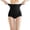 Black, variant on Women's High Waist Lifting Shapewear Seamless Control Sculpting Panties Beige M