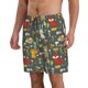 thumbnail image 2 of Fotbe Cute Animal Forest Trajes de Baño Estampados para Hombre, Shorts de Verano de Secado Rápido, Ropa de Playa, Bañadores-Large, 2 of 6