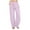 Purple, variant on Pincandy Linen Summer Pants Women 2025 Trendy Casual High Waist Drawstring Loose Fit Lightweight Long Palazzo Gauze Pants
