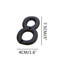 thumbnail image 1 of Agiferg Creative Alloy Wrought Iron Number Letter Creative DIY House Number, 1 of 2