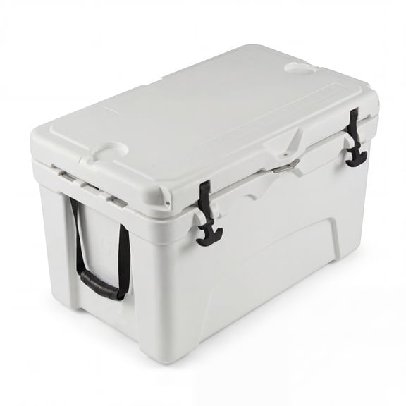 ELLEGNT 45 Quart Hard Cooler - Portable Ice Chest, 6‑Day Ice Retention, White
