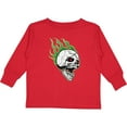 thumbnail image 3 of Inktastic Retro Skull Boys or Girls Long Sleeve Toddler T-Shirt, 3 of 5