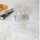 thumbnail image 2 of Spinning Tubular Acrylic Jewelry Storage Holder, Rotating Organizer - 24 Hooks for Dressing - Holds Necklaces, Bracelets Clear, 2 of 5