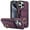 Purple, variant on TECH CIRCLE For iPhone 12 Pro /iPhone 12 Case,Flip Wallet Case with Card Slots Ring Stand Holder Kickstand Folio PU Leather Protective Phone Cover for Apple iPhone 12 Pro/iPhone 12,Purple