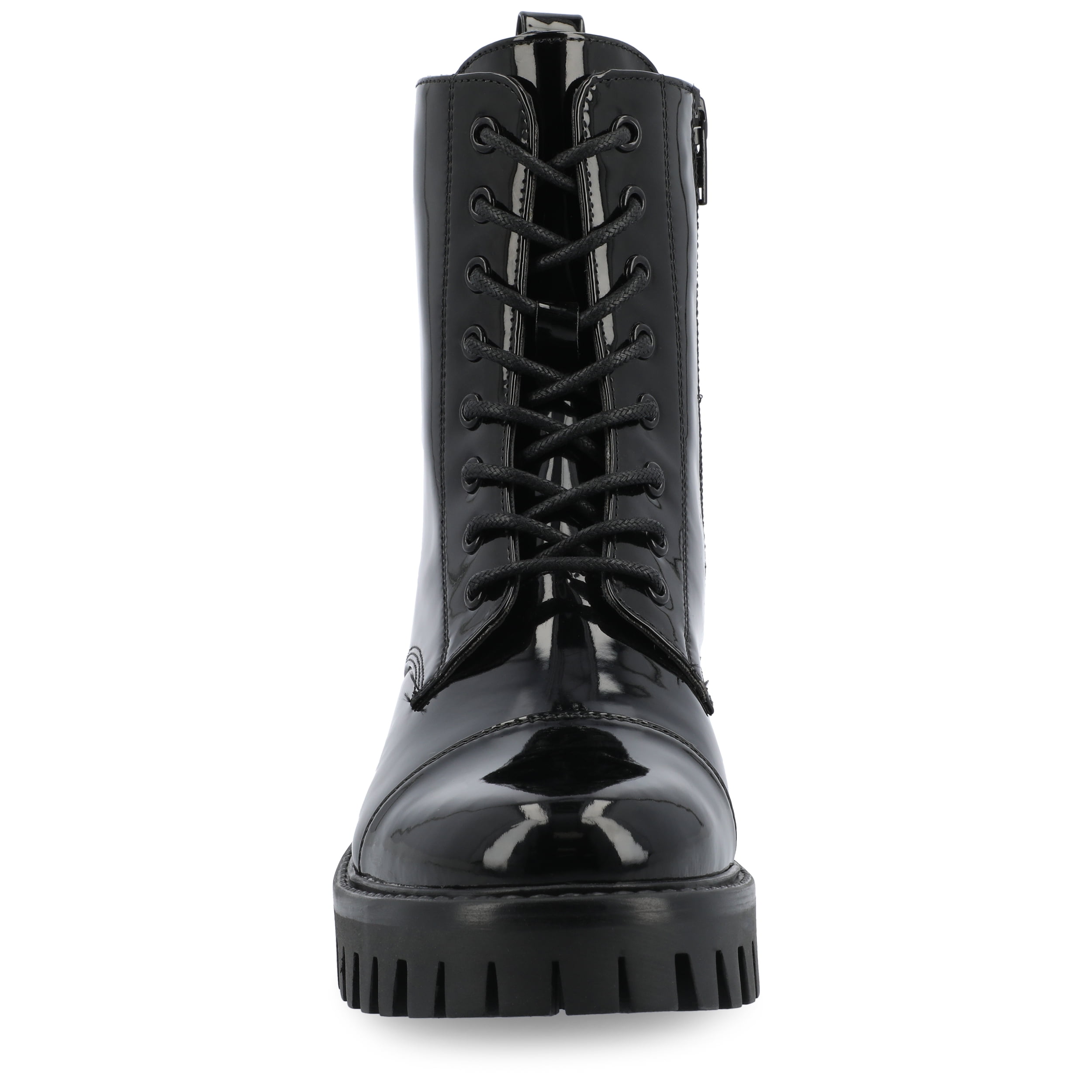 Journee Womens Aaley Combat Inside Zip Booties, Widths Available