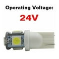 thumbnail image 5 of 10PCS T10 White 194 168 2825 5050 5SMD LED Bright Car Lights Lamp Bulb Peanut, 5 of 6