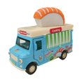 thumbnail image 2 of Diecast Pull Back Car Toy with Opening Doors, Bright Color Mini Alloy Car Model, Sushi, 2 of 9