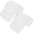 thumbnail image 1 of Boîte Distributrice de Lingettes Portable 2 Pcs avec Couvercle, Petit Contenant de Rangement pour Mouchoirs Rechargeable pour la Maison, 1 of 6