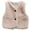 Beige, variant on SYNPOS Toddler Baby Girl Winter Vest Sherpa Fleece Sleeveless Waistcoat Kids Cute Soft Jackets Coat 1-6Y