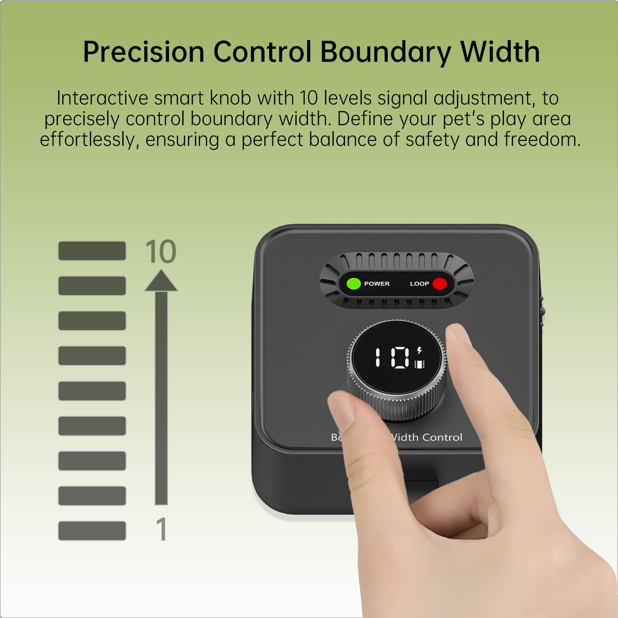 In-Ground Dog Fence F600 – Secure Any Property Shape | Supports Unlimited Number of Dogs | Underground Electric Fence