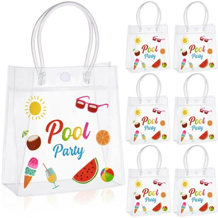 Sweetude 24 Pcs CORNET Summer Pool Beach Gift Bag - Pool Beach Party Favor, Birthday Swimming Party Supplies, Hawaiian Luau Summer Supplies