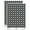 Black, variant on Frog Toes Footprint 200+ Round Stickers - Orange - Gloss Finish - 0.50" Size
