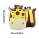 thumbnail image 3 of Mochila de infantil - Mochila infantil mona con tirantes acolchados, espacio de almacenamiento, diseño ligero, 26x24x10cm, 3 of 5