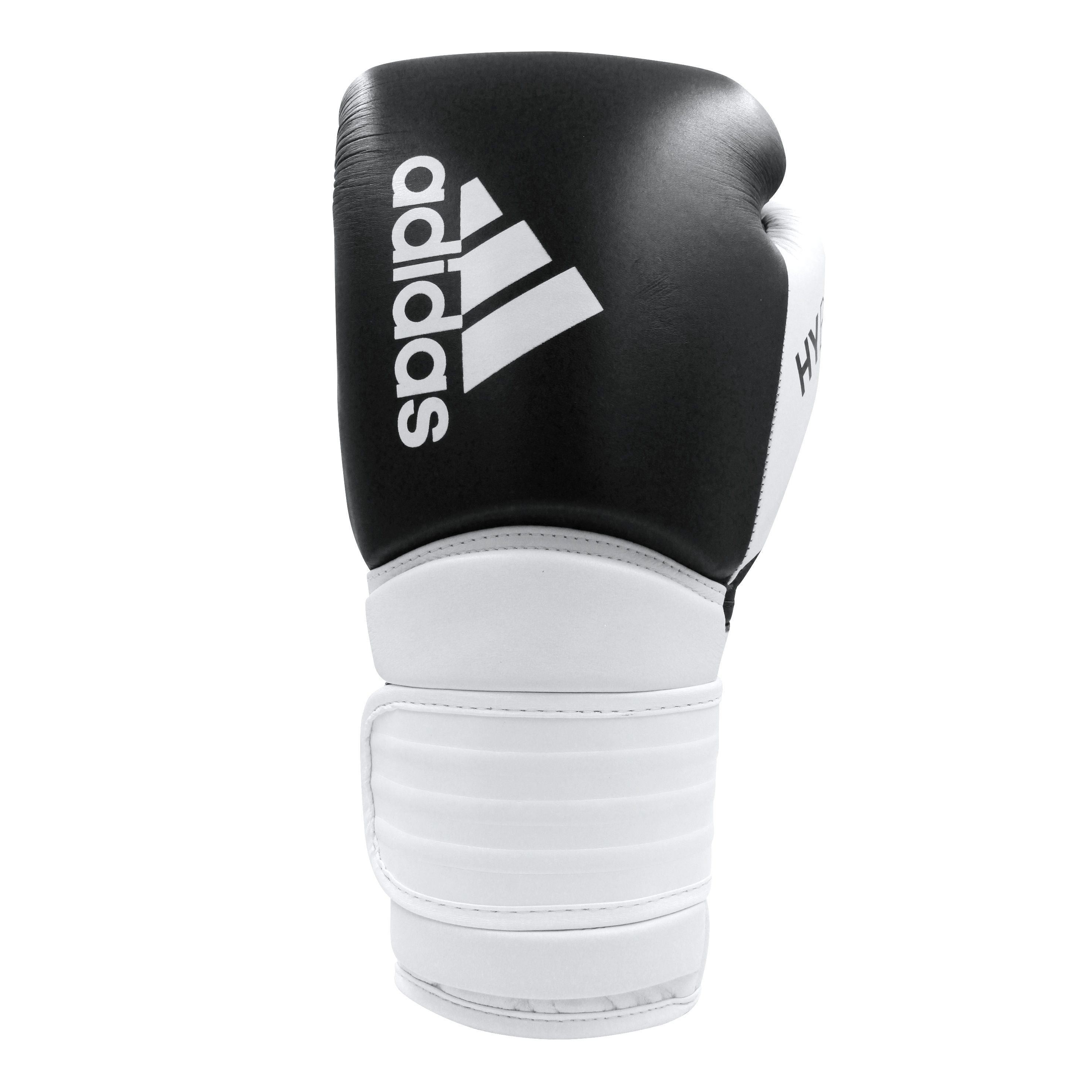 gelijkheid Schots verlamming Adidas Hybrid 300 Boxing and Kickboxing Gloves for Women & Men- 14oz,  Black/White - Walmart.com