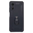 thumbnail image 1 of Funda Uso Rudo Con Anillo Magnético Para Oppo A17 Negro Más 2 Micas De Cristal Cely Vesmir, 1 of 5
