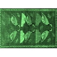 thumbnail image 1 of Ahgly Company Indoor Rectangle Persian Emerald Green Traditional Area Rugs, 6' x 9', 1 of 4