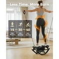 thumbnail image 3 of Upgraded Rock Stepper 2.0 for Exercise at , Rocking Stepper Side to Side, Low- -Friendly Exercise Machine with Resistance Bands, LCD  & 330 LBS Capacity, Full  Workout, 3 of 6