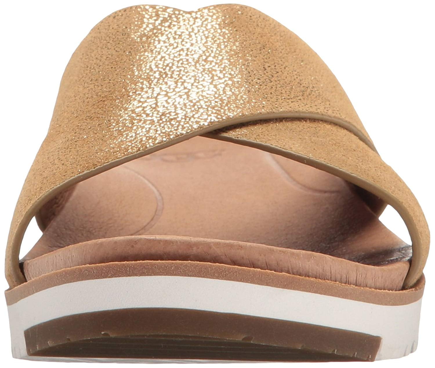 ugg women's kari metallic flat sandal