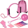 thumbnail image 1 of 13-Piece Pilates Resistance Ring Set for Full-Body Toning and Flexibility Training, 1 of 1
