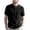 Black, variant on Aayomet Mens Cotton Linen Henley Shirt Men Spring And Summer Solid Top Shirt Casual Cotton Linen Stand Collar Top Black,M