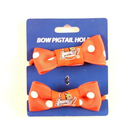 Little Earth NCAA Bow Pigtail Holder (Set of 2) (Set of 2)