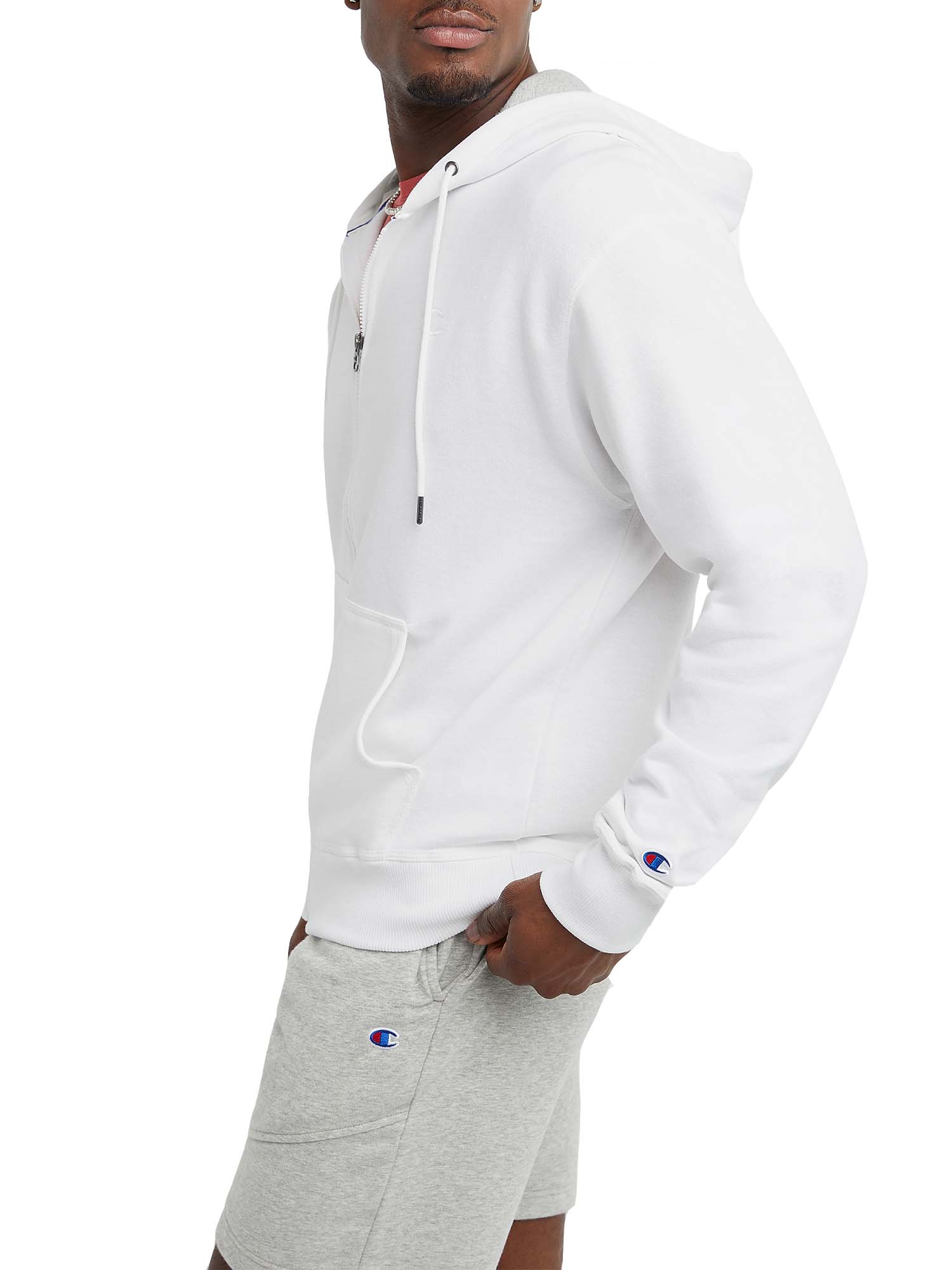 Champion Men's and Big Men's Powerblend Zip-Up Hoodie, Sizes up to 2XL - image 4 of 7