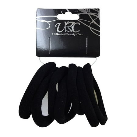 New 817330  Hair Elastics 8Pk Black (12-Pack) Accessories Cheap Wholesale Discount Bulk Apparel Accessories