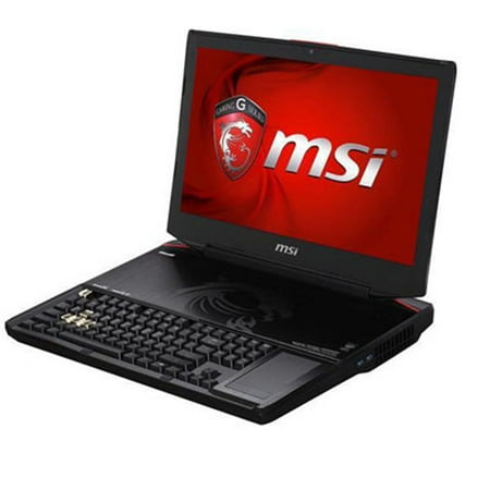 MSI 18.4" GT80 Titan SLI-001 Intel Core i7 4720HQ (2.60 GHz) NVIDIA GeForce GTX 980M SLI 16 GB Memory 256 GB SSD 1 TB HDD Windows 8.1 64-Bit Gaming Laptop - USED