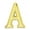 Gold/A, variant on Ganz Led Light Up Marquee Initial Ornaments Letters – Gold/D