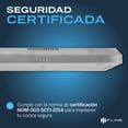 thumbnail image 4 of FLINE | Campana de cocina 80 cm | GABINETE | Controles botones |extractora | diseño slim de acero Inoxidable | 3 velocidades | Tallin 80, 4 of 7