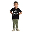 thumbnail image 3 of Oh Poop Funny Cute Stinky Babies Toddler Boy Girl T Shirt Infant Toddler Brisco Brands 12M, 3 of 6