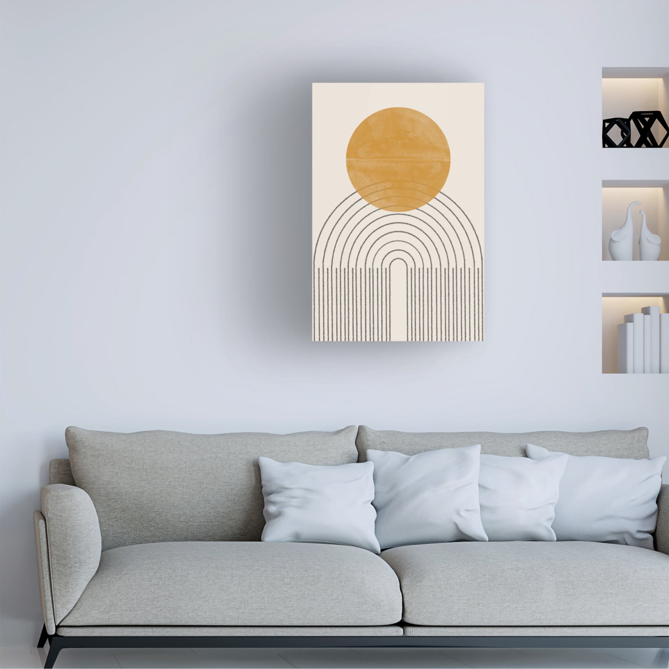 Trademark Fine Art THE MIUUS STUDIO Arch Composition No4 Canvas Wall Art