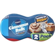 Pillsbury Cinnamon Rolls with Original Icing, Refrigerated Canned Pastry Dough, Value 2-Pack, 16 Rolls, 24.8 oz